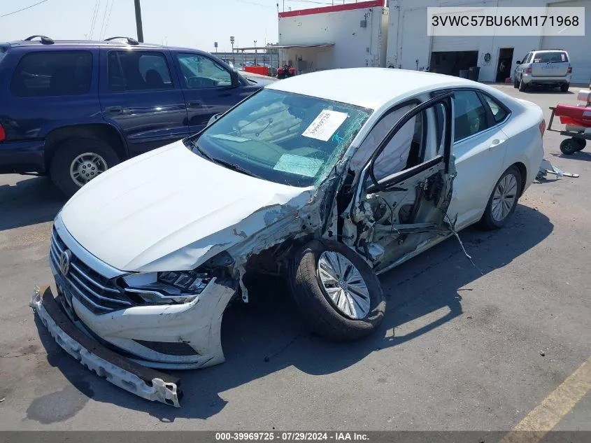 2019 Volkswagen Jetta 1.4T R-Line/1.4T S/1.4T Se VIN: 3VWC57BU6KM171968 Lot: 39969725