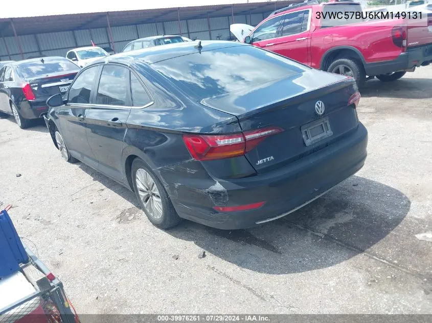 2019 Volkswagen Jetta S/Se/R-Line VIN: 3VWC57BU6KM149131 Lot: 39976261