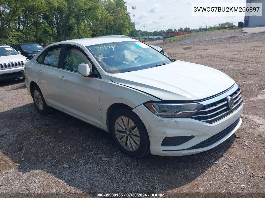 2019 Volkswagen Jetta 1.4T R-Line/1.4T S/1.4T Se VIN: 3VWC57BU2KM266897 Lot: 39980135