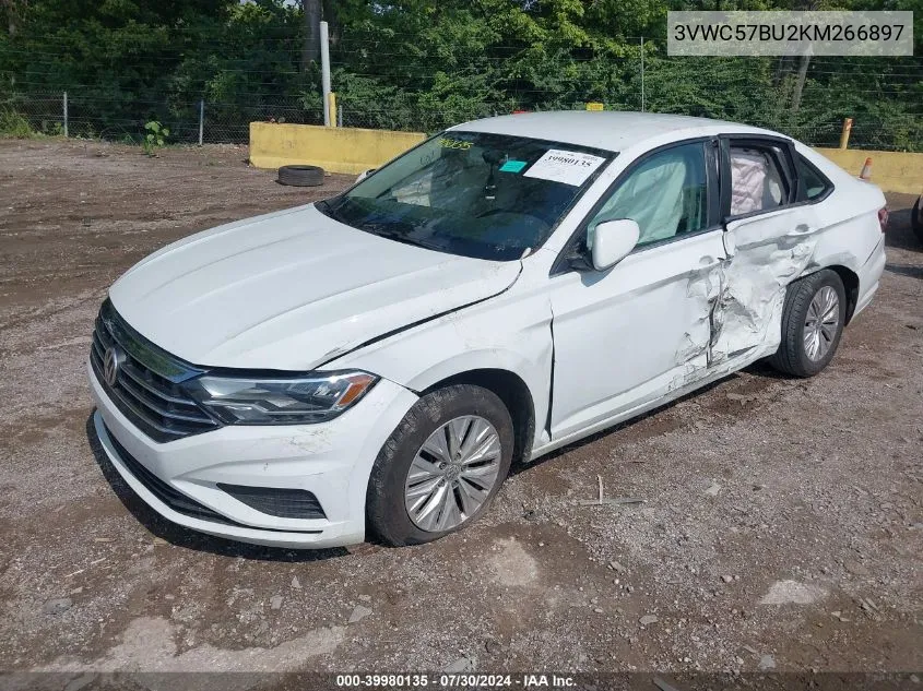 2019 Volkswagen Jetta 1.4T R-Line/1.4T S/1.4T Se VIN: 3VWC57BU2KM266897 Lot: 39980135