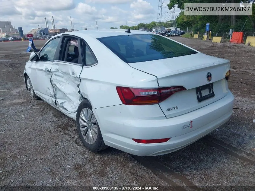 2019 Volkswagen Jetta 1.4T R-Line/1.4T S/1.4T Se VIN: 3VWC57BU2KM266897 Lot: 39980135