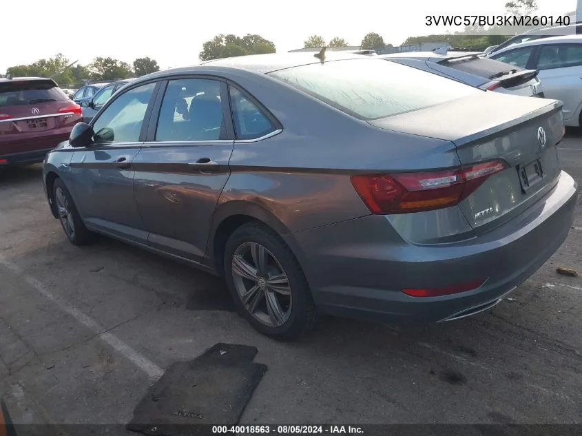 3VWC57BU3KM260140 2019 Volkswagen Jetta S/Se/R-Line