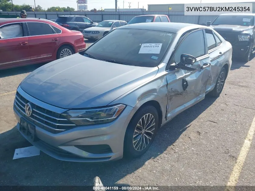 2019 Volkswagen Jetta 1.4T R-Line/1.4T S/1.4T Se VIN: 3VWC57BU2KM245354 Lot: 40041159