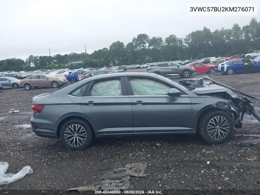 2019 Volkswagen Jetta 1.4T R-Line/1.4T S/1.4T Se VIN: 3VWC57BU2KM276071 Lot: 40046860