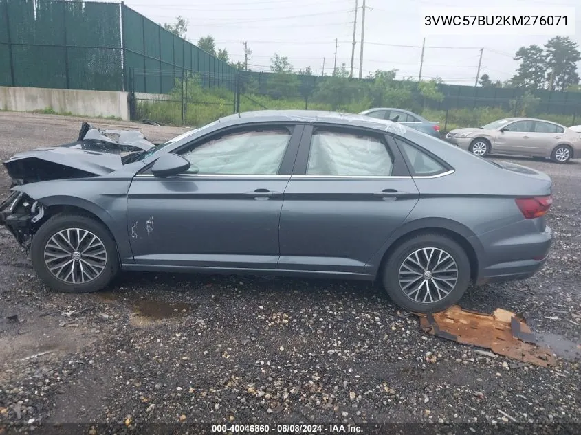 2019 Volkswagen Jetta 1.4T R-Line/1.4T S/1.4T Se VIN: 3VWC57BU2KM276071 Lot: 40046860