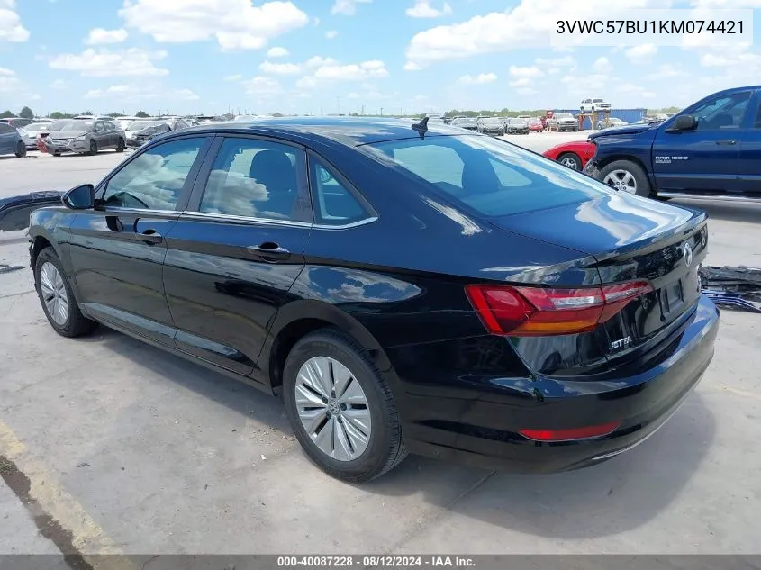 3VWC57BU1KM074421 2019 Volkswagen Jetta S/Se/R-Line