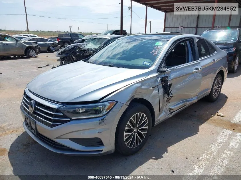 2019 Volkswagen Jetta 1.4T Sel VIN: 3VWEB7BU5KM234852 Lot: 40097545