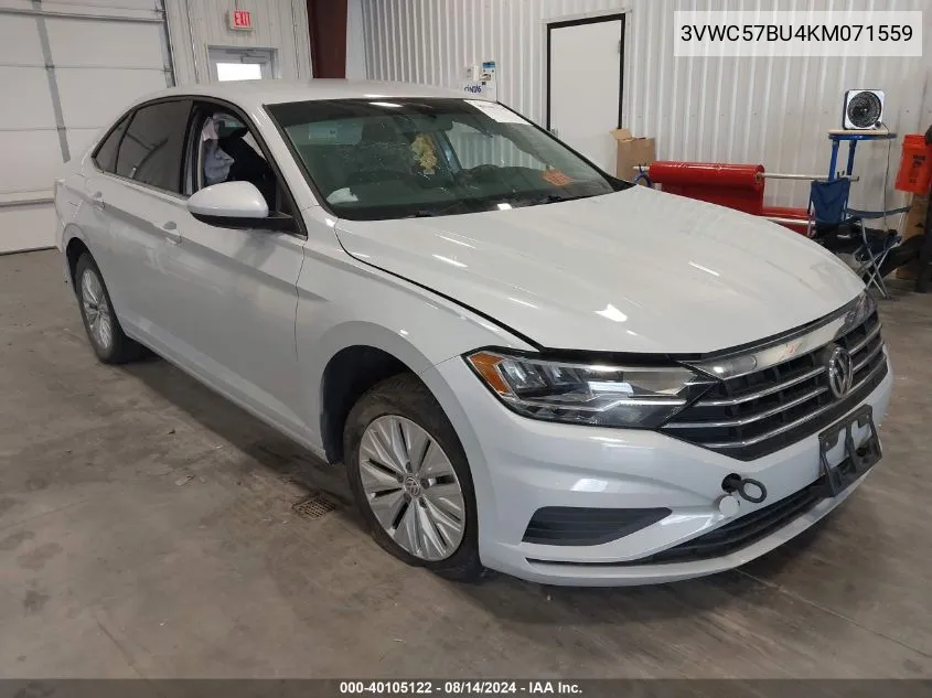 2019 Volkswagen Jetta VIN: 3VWC57BU4KM071559 Lot: 40105122