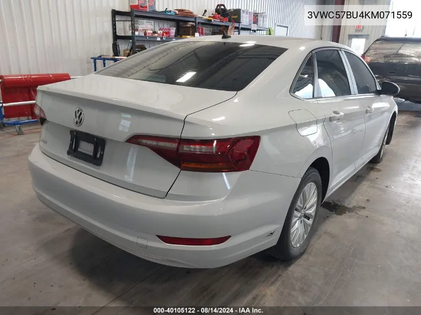 3VWC57BU4KM071559 2019 Volkswagen Jetta