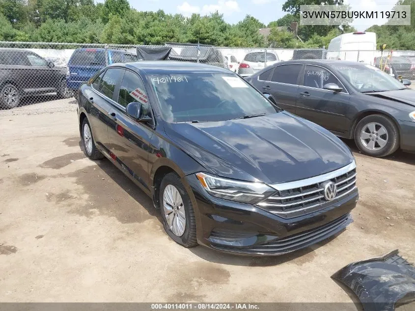 2019 Volkswagen Jetta 1.4T S VIN: 3VWN57BU9KM119713 Lot: 40114011