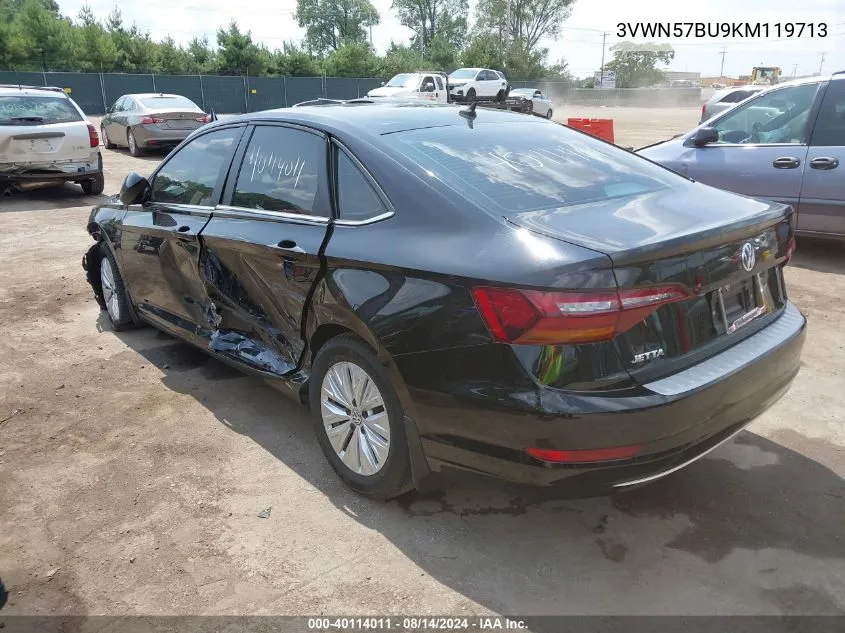 3VWN57BU9KM119713 2019 Volkswagen Jetta 1.4T S