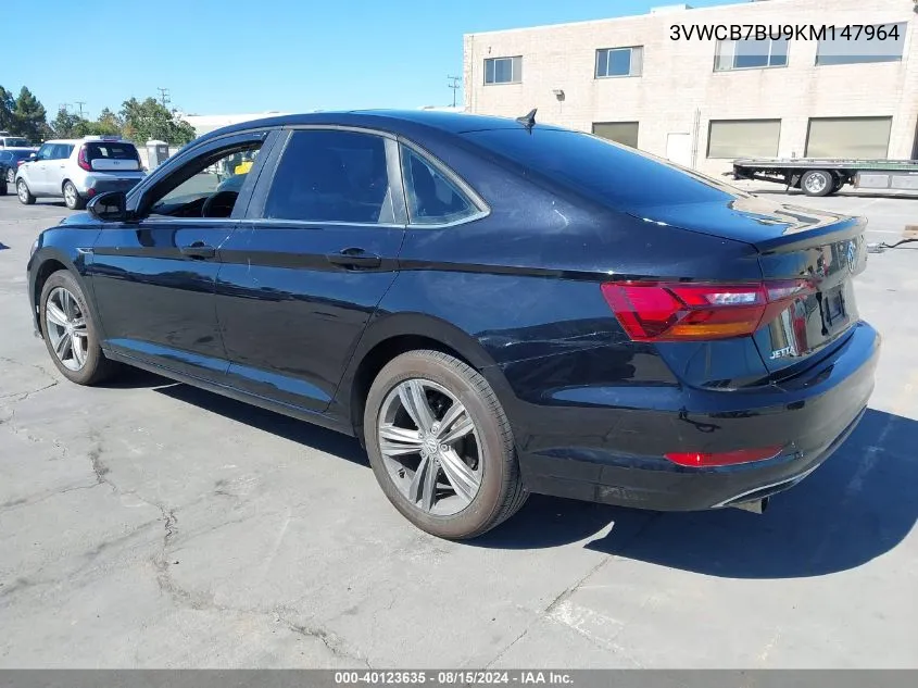 2019 Volkswagen Jetta 1.4T R-Line/1.4T S/1.4T Se VIN: 3VWCB7BU9KM147964 Lot: 40123635