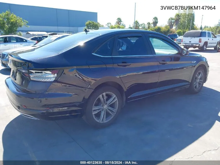 2019 Volkswagen Jetta 1.4T R-Line/1.4T S/1.4T Se VIN: 3VWCB7BU9KM147964 Lot: 40123635