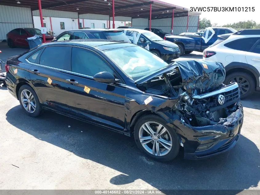 3VWC57BU3KM101215 2019 Volkswagen Jetta 1.4T R-Line/1.4T S/1.4T Se