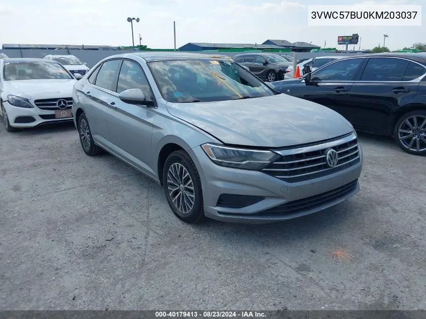 2019 Volkswagen Jetta 1.4T R-Line/1.4T S/1.4T Se VIN: 3VWC57BU0KM203037 Lot: 40179413