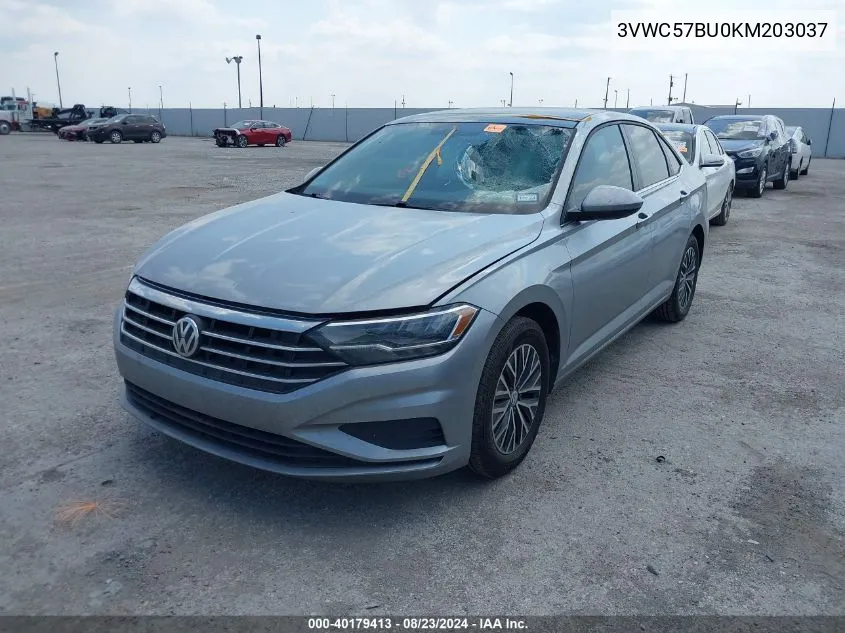 2019 Volkswagen Jetta 1.4T R-Line/1.4T S/1.4T Se VIN: 3VWC57BU0KM203037 Lot: 40179413