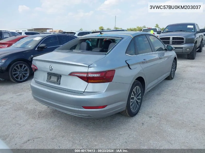 2019 Volkswagen Jetta 1.4T R-Line/1.4T S/1.4T Se VIN: 3VWC57BU0KM203037 Lot: 40179413