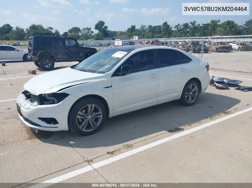 2019 Volkswagen Jetta 1.4T R-Line/1.4T S/1.4T Se VIN: 3VWC57BU2KM204464 Lot: 40186053