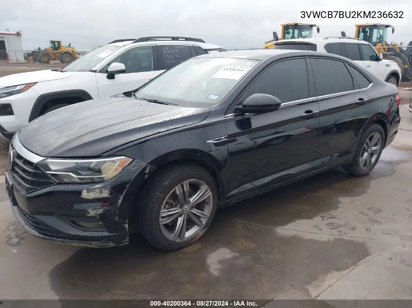 2019 Volkswagen Jetta 1.4T R-Line/1.4T S/1.4T Se VIN: 3VWCB7BU2KM236632 Lot: 40200364