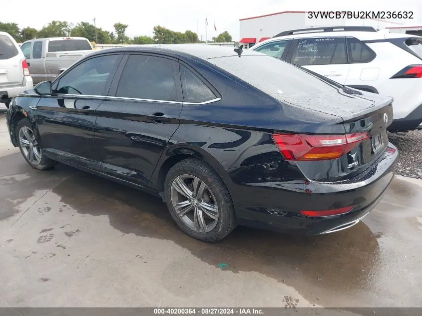 2019 Volkswagen Jetta 1.4T R-Line/1.4T S/1.4T Se VIN: 3VWCB7BU2KM236632 Lot: 40200364