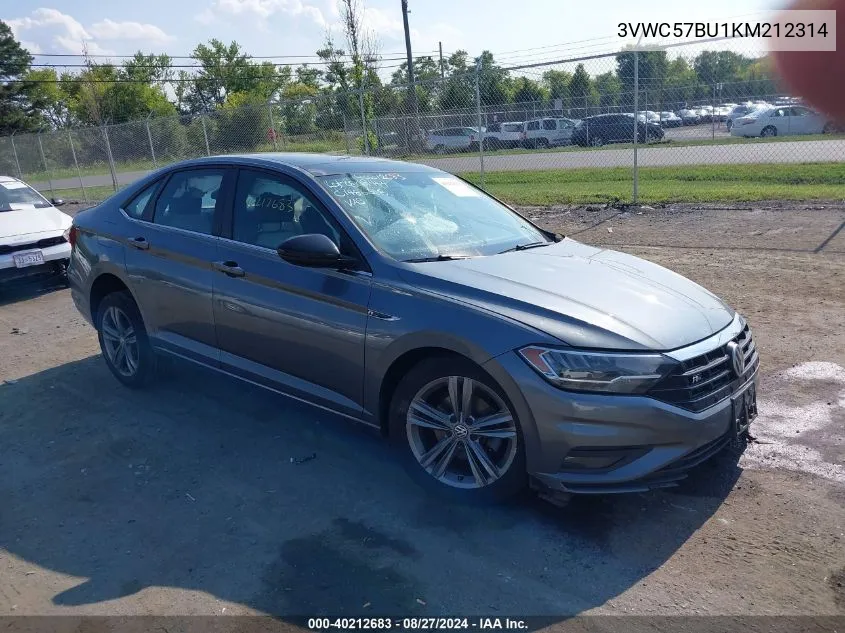 2019 Volkswagen Jetta 1.4T R-Line/1.4T S/1.4T Se VIN: 3VWC57BU1KM212314 Lot: 40212683