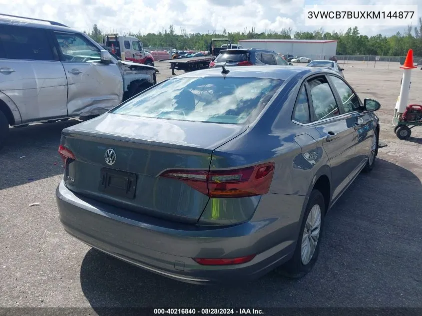 2019 Volkswagen Jetta 1.4T R-Line/1.4T S/1.4T Se VIN: 3VWCB7BUXKM144877 Lot: 40216840