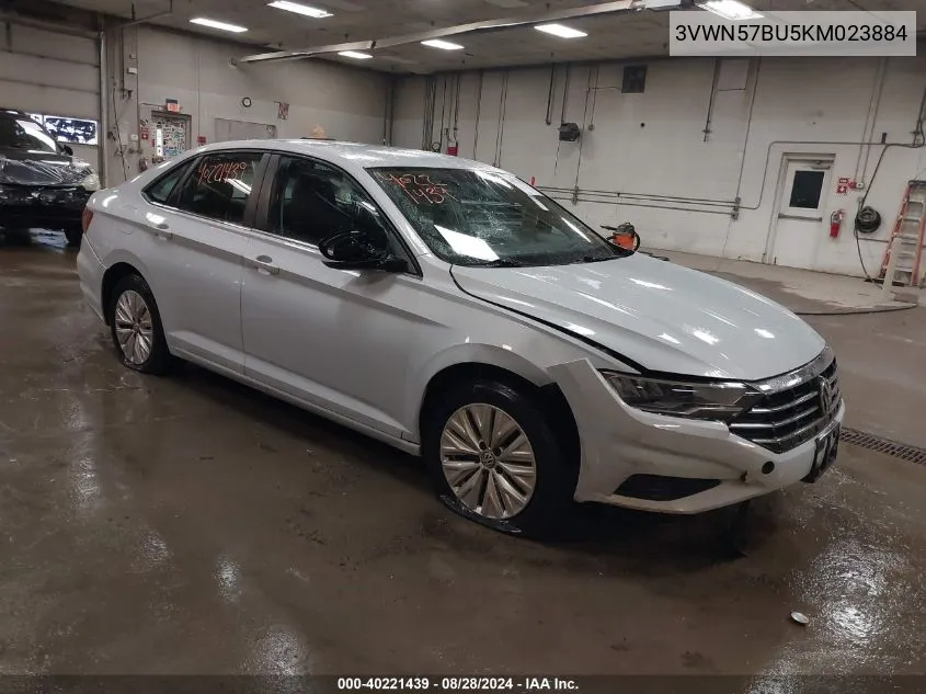 2019 Volkswagen Jetta 1.4T S VIN: 3VWN57BU5KM023884 Lot: 40221439