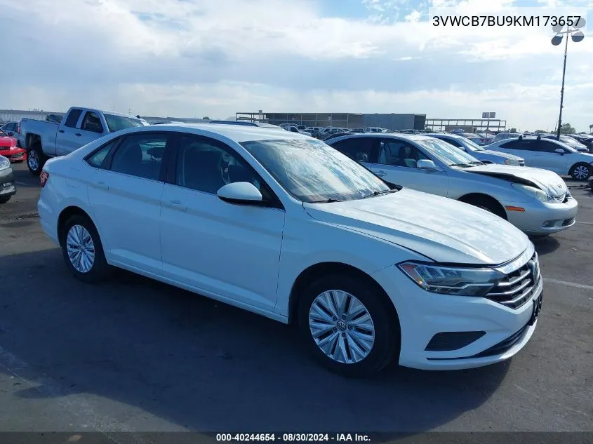 2019 Volkswagen Jetta 1.4T R-Line/1.4T S/1.4T Se VIN: 3VWCB7BU9KM173657 Lot: 40244654