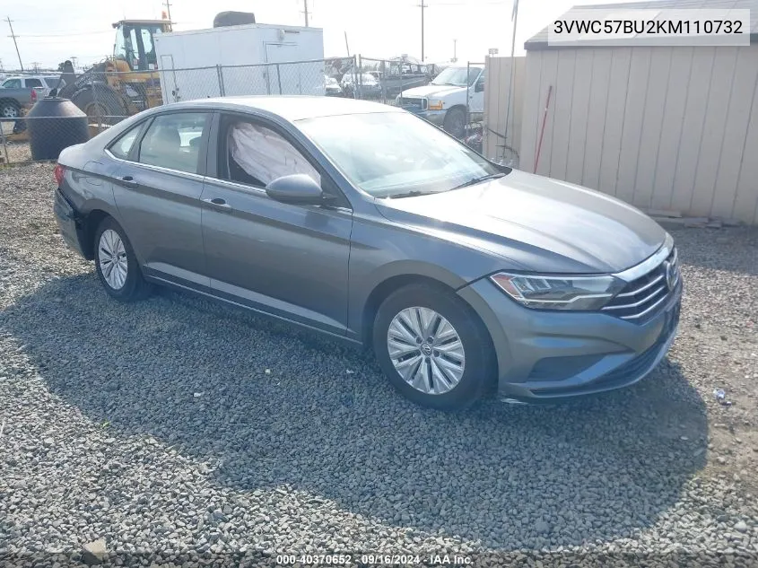 2019 Volkswagen Jetta 1.4T R-Line/1.4T S/1.4T Se VIN: 3VWC57BU2KM110732 Lot: 40370652