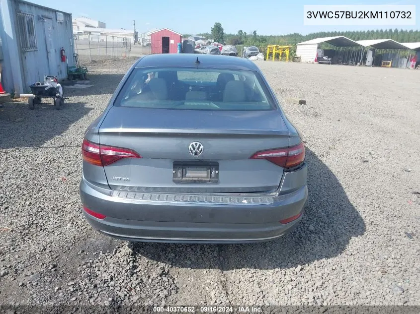 2019 Volkswagen Jetta 1.4T R-Line/1.4T S/1.4T Se VIN: 3VWC57BU2KM110732 Lot: 40370652