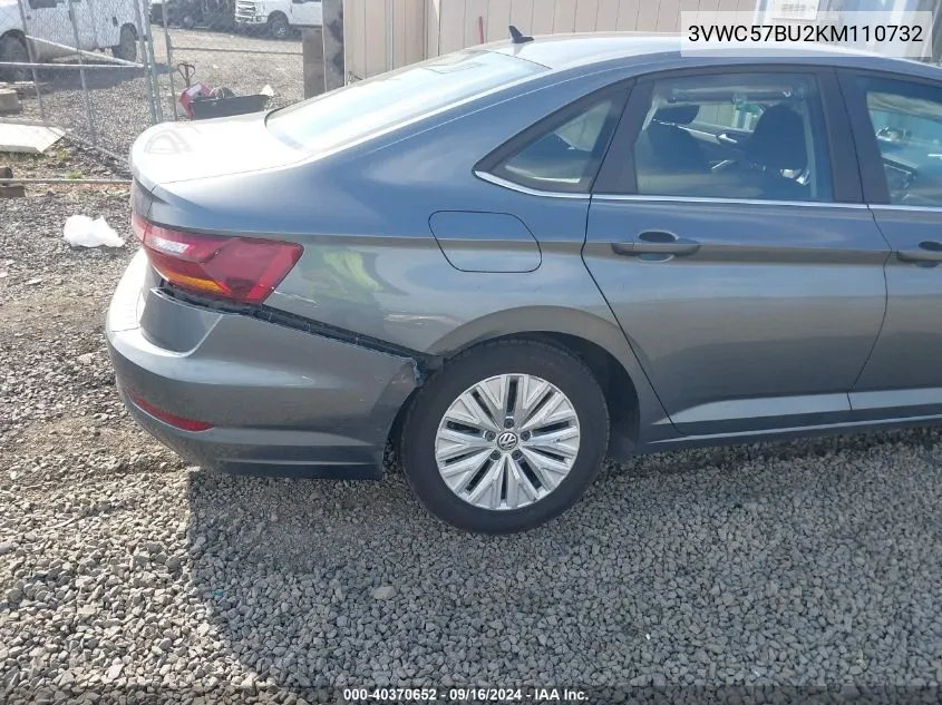 2019 Volkswagen Jetta 1.4T R-Line/1.4T S/1.4T Se VIN: 3VWC57BU2KM110732 Lot: 40370652