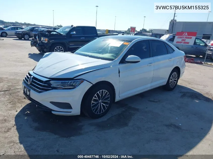 2019 Volkswagen Jetta 1.4T R-Line/1.4T S/1.4T Se VIN: 3VWC57BU5KM155325 Lot: 40457746