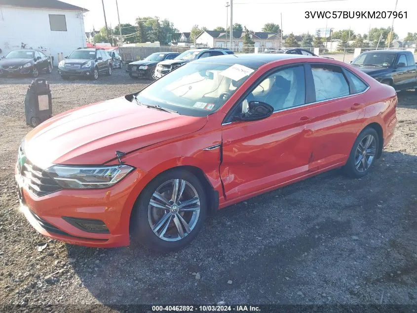 2019 Volkswagen Jetta 1.4T R-Line/1.4T S/1.4T Se VIN: 3VWC57BU9KM207961 Lot: 40462892