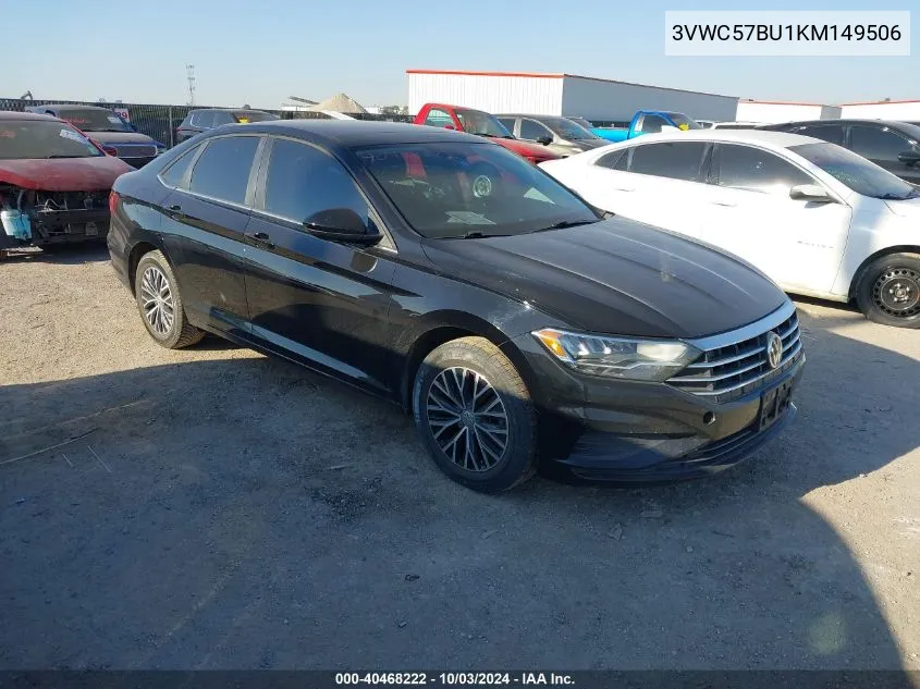 2019 Volkswagen Jetta 1.4T R-Line/1.4T S/1.4T Se VIN: 3VWC57BU1KM149506 Lot: 40468222