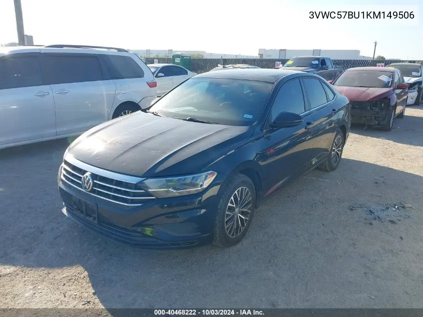 2019 Volkswagen Jetta 1.4T R-Line/1.4T S/1.4T Se VIN: 3VWC57BU1KM149506 Lot: 40468222