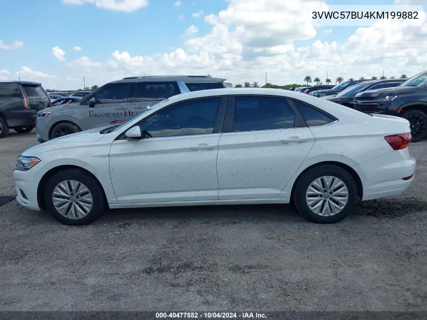 2019 Volkswagen Jetta 1.4T R-Line/1.4T S/1.4T Se VIN: 3VWC57BU4KM199882 Lot: 40477552