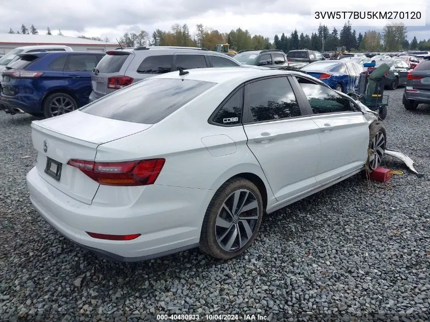 2019 Volkswagen Jetta Gli 2.0T 35Th Anniversary Edition/2.0T Autobahn/2.0T S VIN: 3VW5T7BU5KM270120 Lot: 40480933