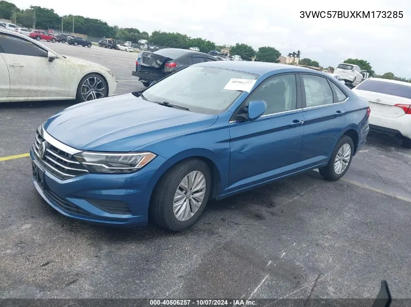 2019 Volkswagen Jetta S/Se/R-Line VIN: 3VWC57BUXKM173285 Lot: 40506257