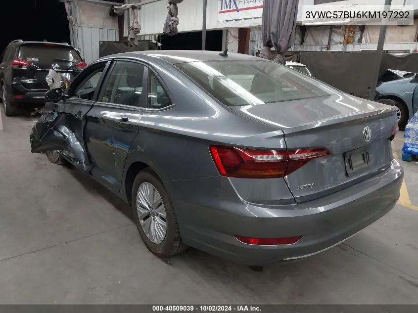 3VWC57BU6KM197292 2019 Volkswagen Jetta 1.4T R-Line/1.4T S/1.4T Se