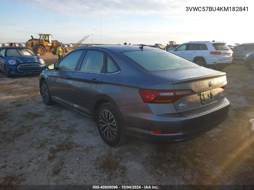 2019 Volkswagen Jetta 1.4T R-Line/1.4T S/1.4T Se VIN: 3VWC57BU4KM182841 Lot: 40509096