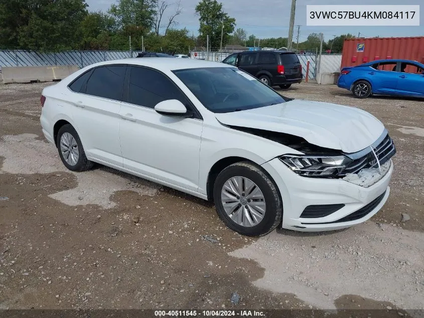 2019 Volkswagen Jetta 1.4T R-Line/1.4T S/1.4T Se VIN: 3VWC57BU4KM084117 Lot: 40511545