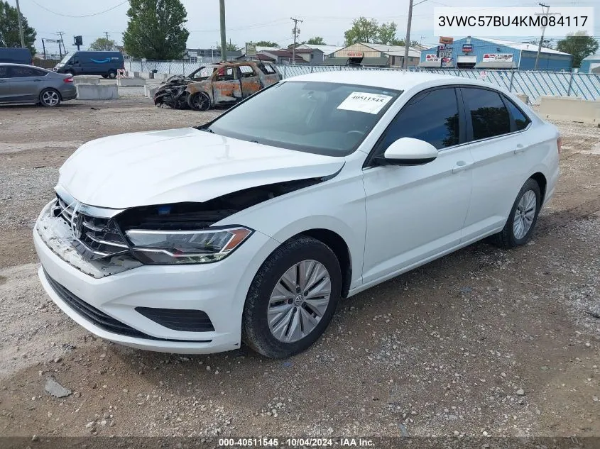 2019 Volkswagen Jetta 1.4T R-Line/1.4T S/1.4T Se VIN: 3VWC57BU4KM084117 Lot: 40511545