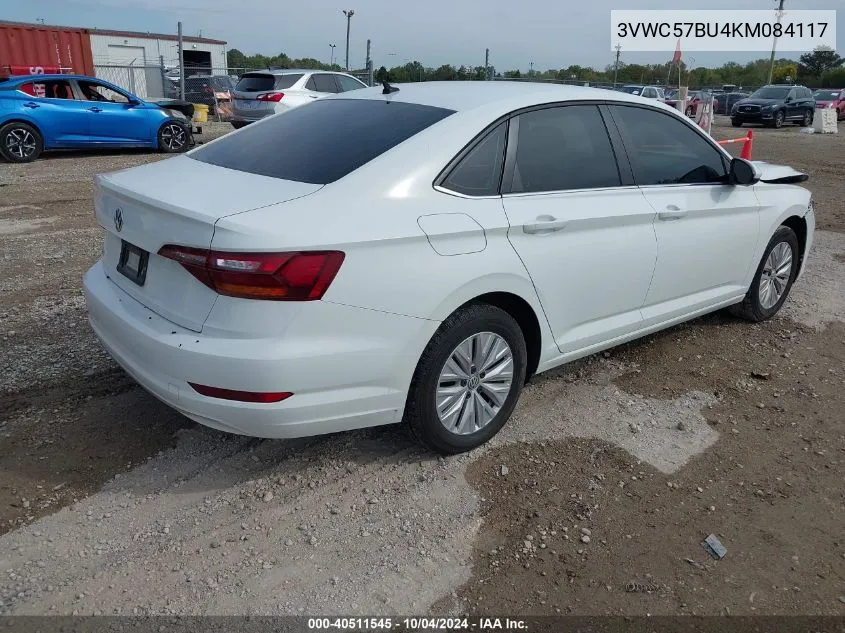 2019 Volkswagen Jetta 1.4T R-Line/1.4T S/1.4T Se VIN: 3VWC57BU4KM084117 Lot: 40511545