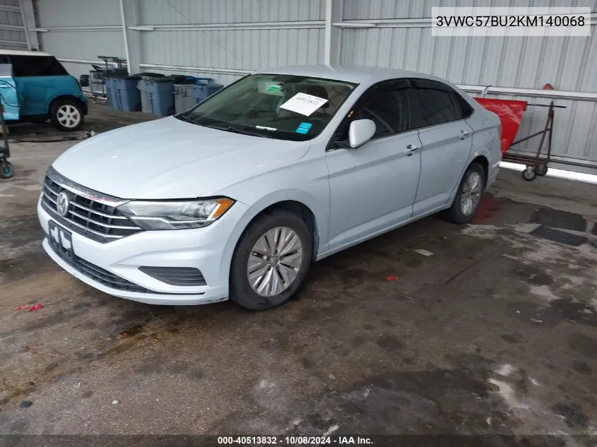 2019 Volkswagen Jetta S/Se/R-Line VIN: 3VWC57BU2KM140068 Lot: 40513832