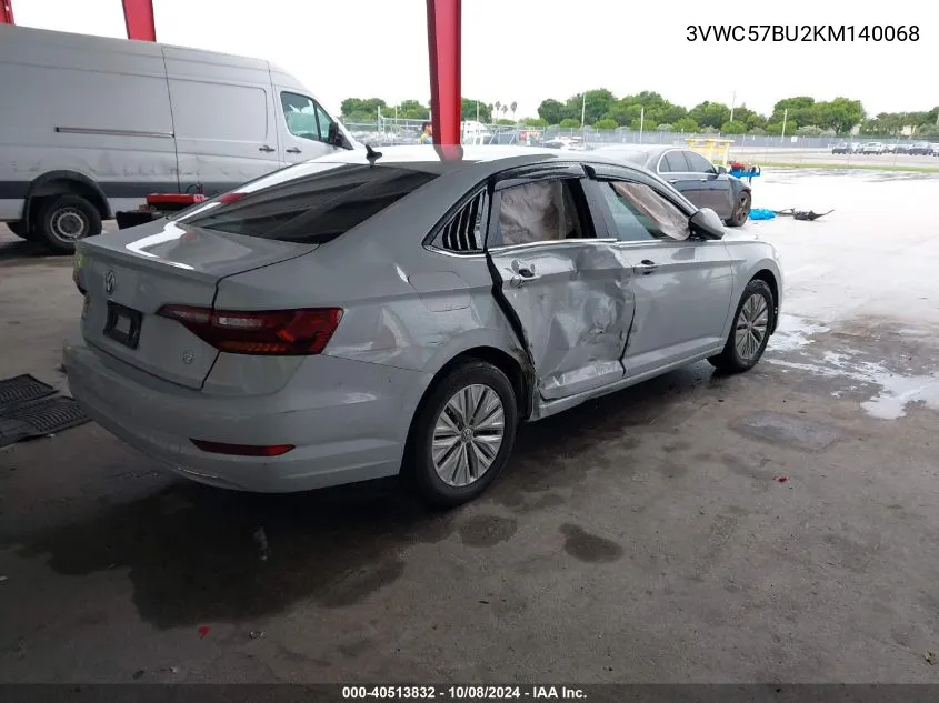 2019 Volkswagen Jetta S/Se/R-Line VIN: 3VWC57BU2KM140068 Lot: 40513832