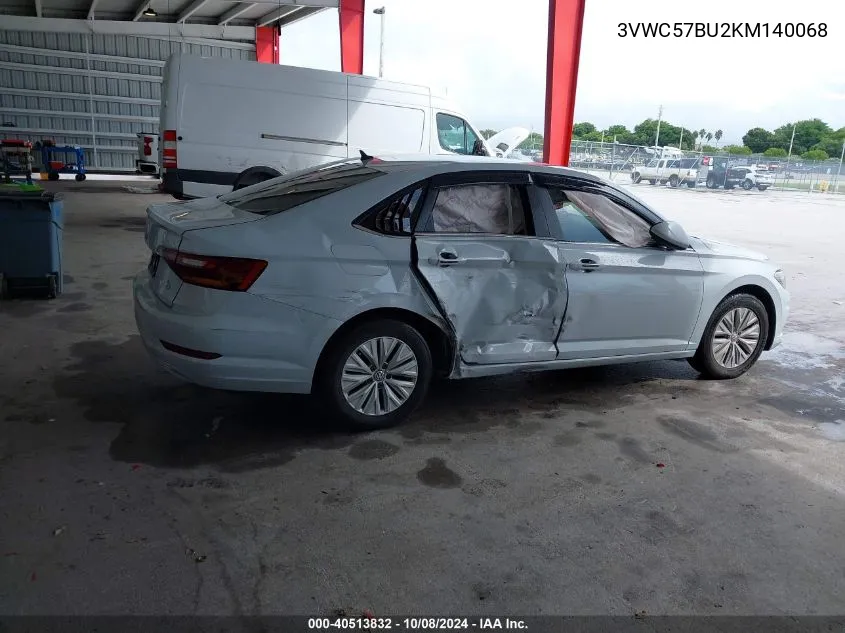 2019 Volkswagen Jetta S/Se/R-Line VIN: 3VWC57BU2KM140068 Lot: 40513832