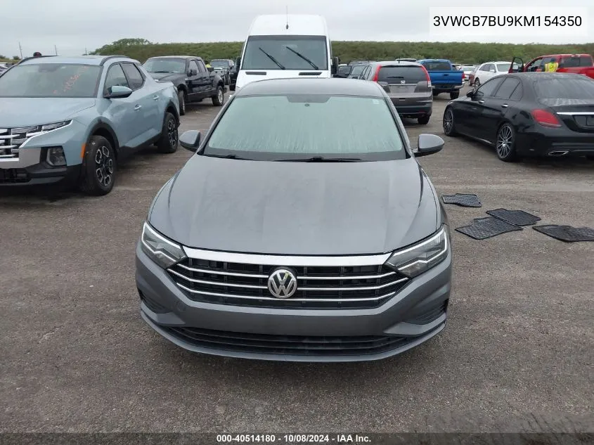 2019 Volkswagen Jetta S/Se/R-Line VIN: 3VWCB7BU9KM154350 Lot: 40514180