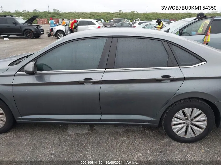 2019 Volkswagen Jetta S/Se/R-Line VIN: 3VWCB7BU9KM154350 Lot: 40514180