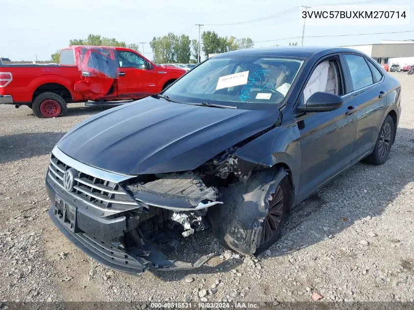 2019 Volkswagen Jetta 1.4T R-Line/1.4T S/1.4T Se VIN: 3VWC57BUXKM270714 Lot: 40515531