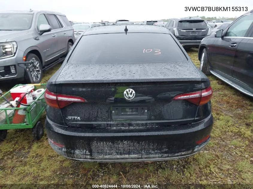 2019 Volkswagen Jetta S/Se/R-Line VIN: 3VWCB7BU8KM155313 Lot: 40524444